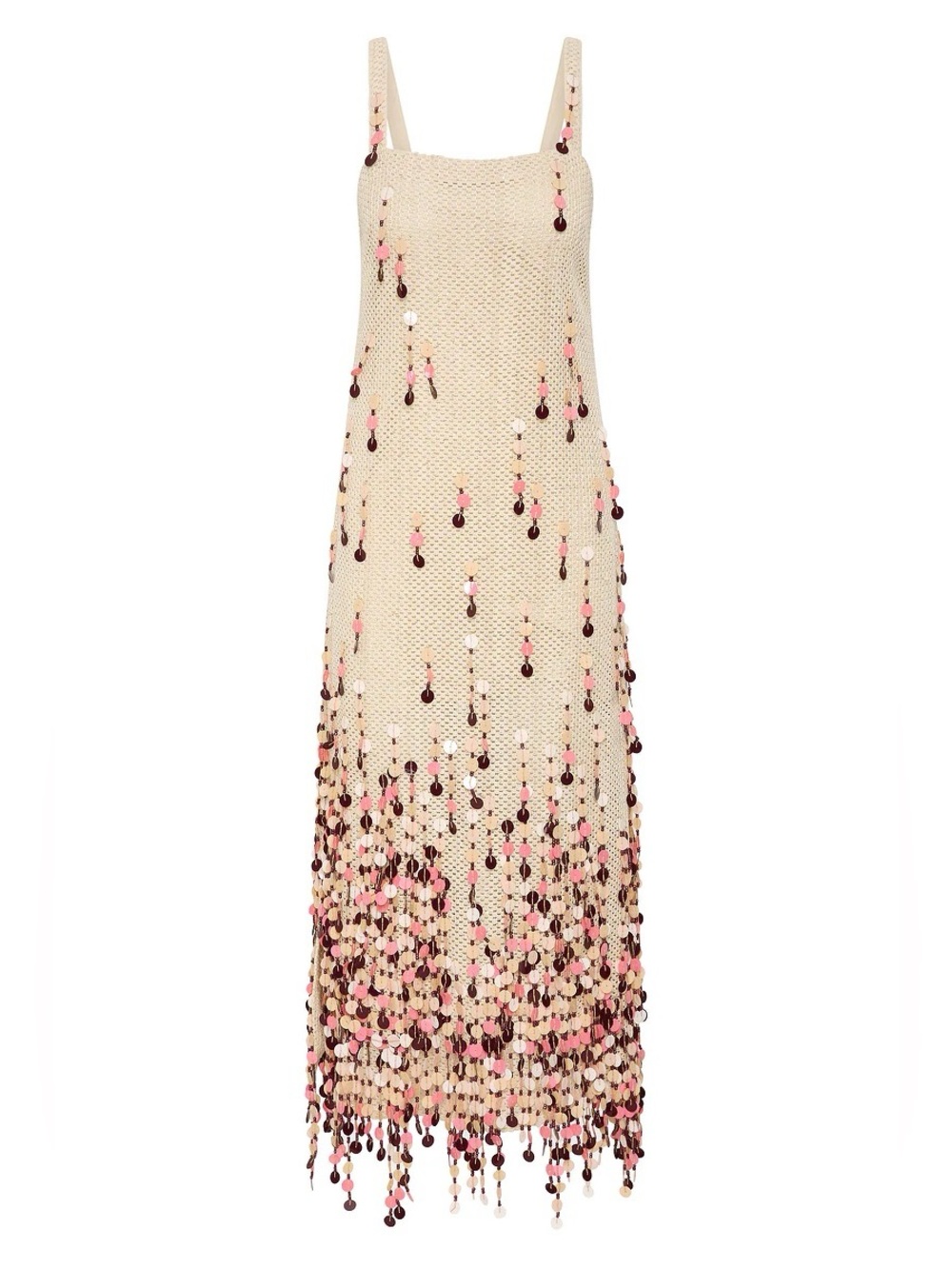 Antipodean Periscope Cotton Crocheted Hand Embellished Midi Dress AU12/US8 NWT - Picture 2 of 12